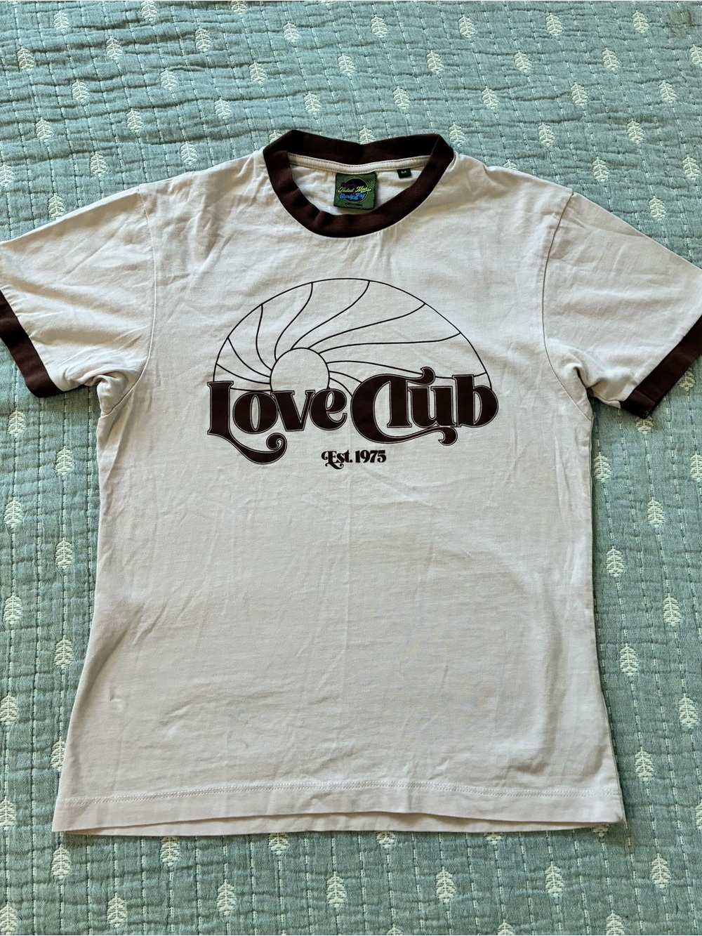 Jaded London Special Edition Love Club Short-Sleeve Ringer Tee